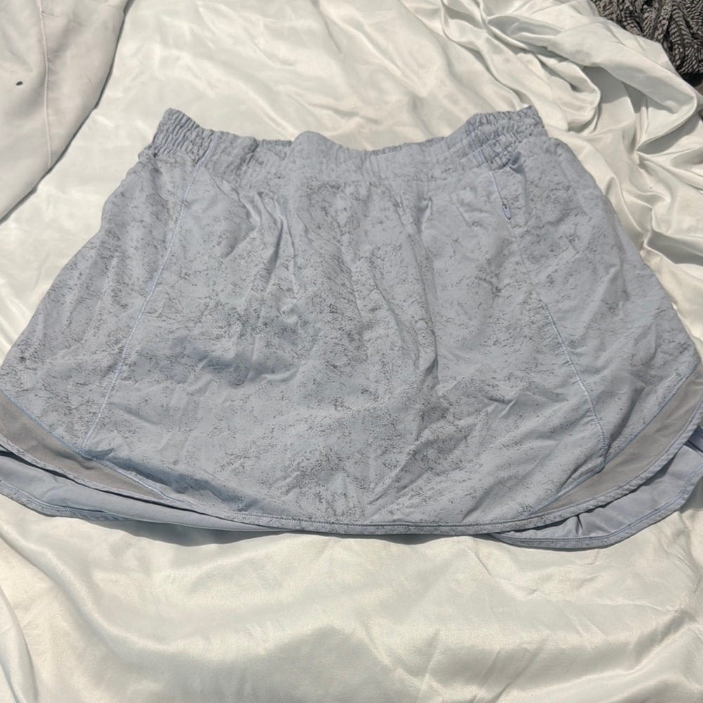 Lululemon Athletica Gray Bubble Mini Skirt Athletic